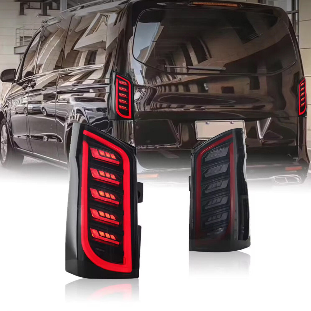 Black Tail Lights (for Vito, 2 pcs) for Mercedes Vito/V-class W447 2014- - image 1