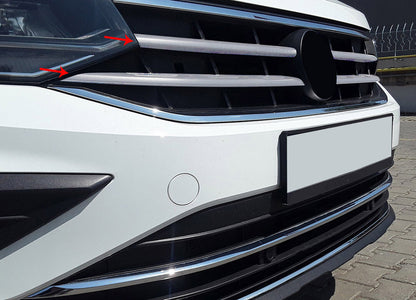 Grille Covers 2020+ (4 pcs, stainless steel) for Volkswagen Tiguan 2016-2023 - image 1
