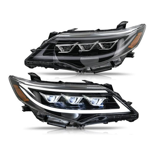 Front headlights Lexus-design (2011-2014, 2 pcs) for Toyota Camry 2011–2017 - image 2