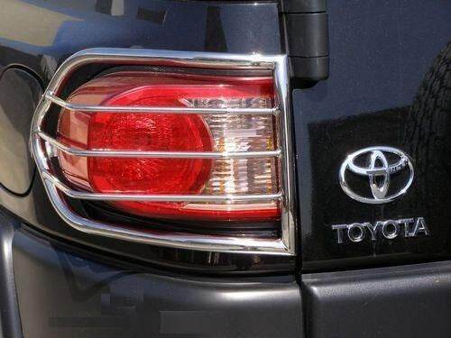 Protection of rear lights (stainless steel, 2 pcs.) for Toyota FJ Cruiser - Reelken Auto
