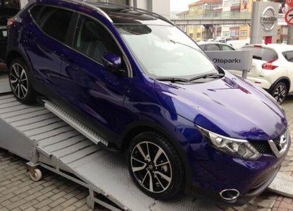 Side Steps X5-Type (2 pcs, Aluminum) for Nissan Qashqai 2014-2021 - image 2