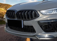 Kidney Grilles M-Look (2018-2022, Gloss Black) for BMW 8 Series G14/G15/G16 2018- - image 1