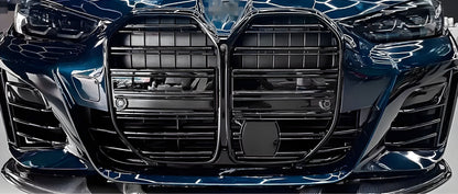 M-Look Kidney Grilles (for G26, Gloss Black) for BMW 4 Series G22/23/26 2020- - image 3