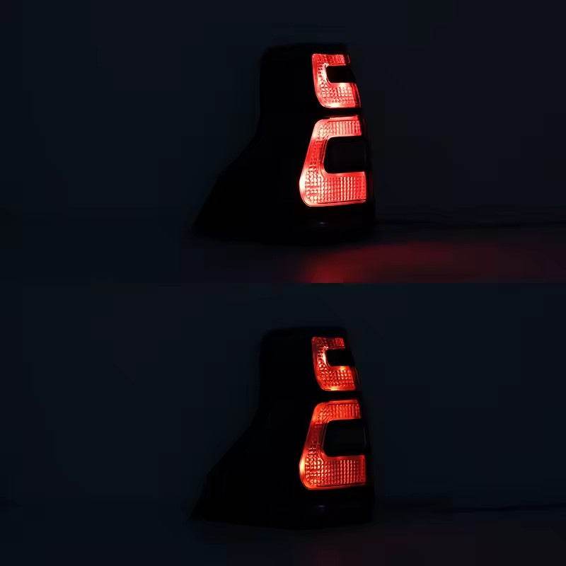 BlackEdition V1 Plus taillights (2017-2023, 2 pcs) for Toyota Land Cruiser Prado 150 - Reelken Auto