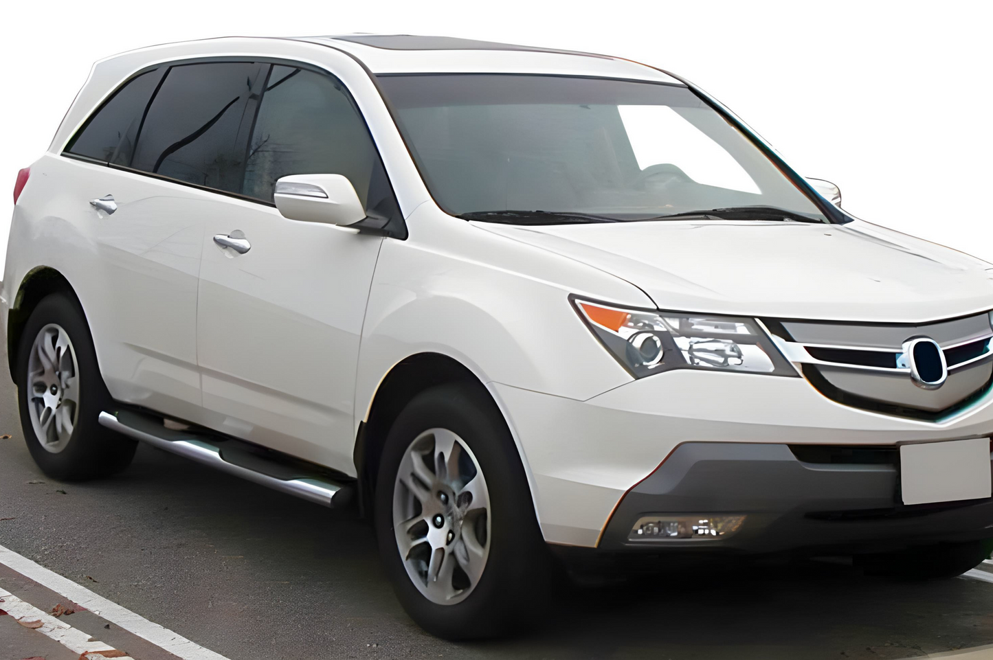 Side Bars (2 pcs, Stainless Steel) for Acura MDX 2007-2013 - image 1