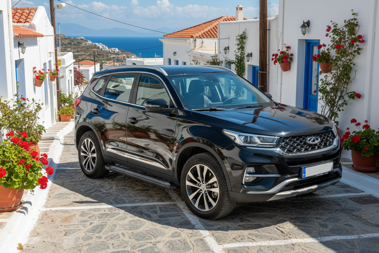 Side Steps New Vision Black (2 pcs, Aluminum) for Chery Tiggo 7 2020- - image 1