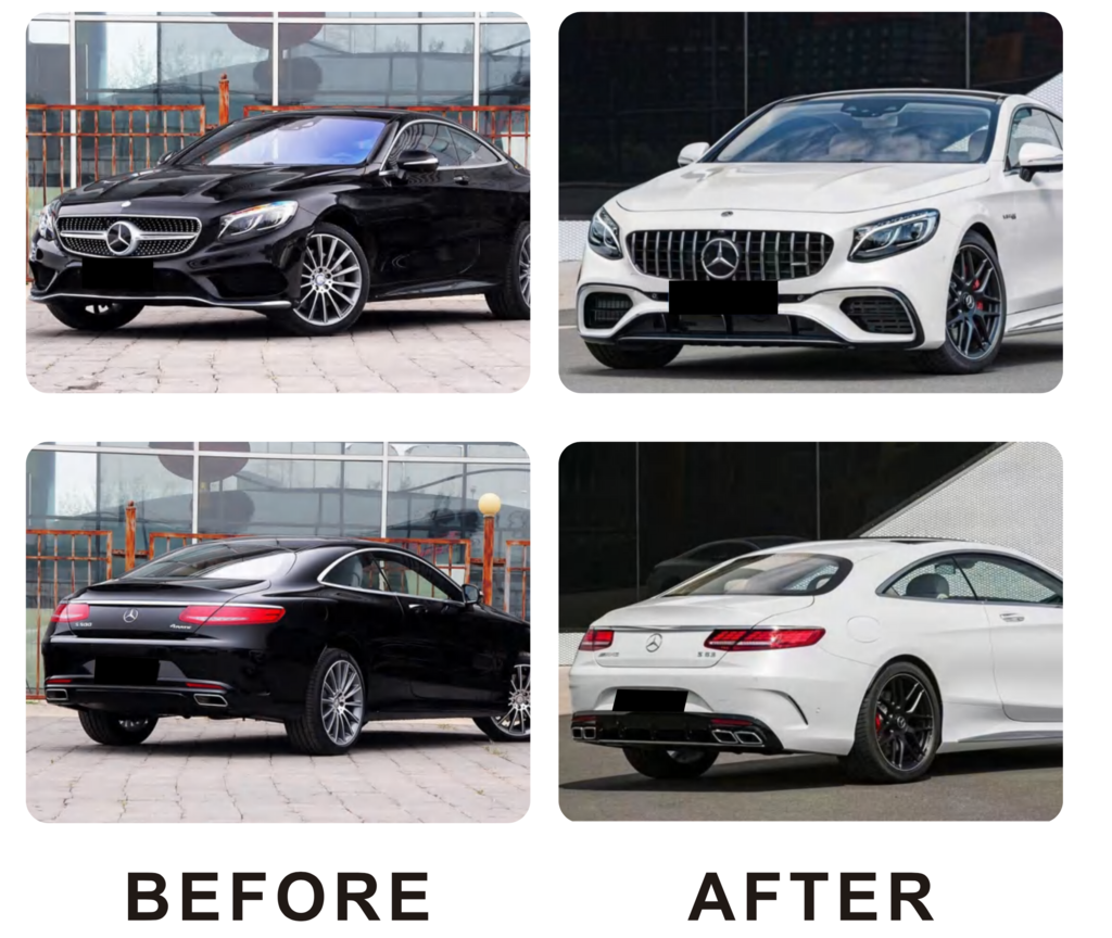 Body Kit S63 AMG for Mercedes S-class C217 Coupe 2014-2020 - image 2