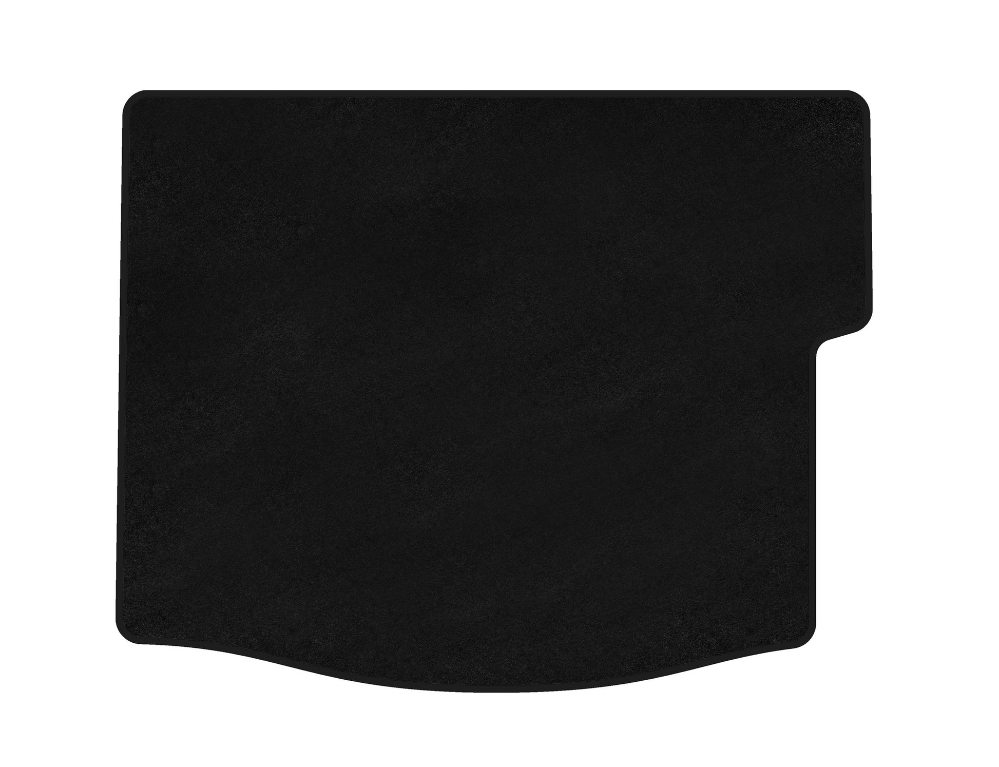 Premium Textile Trunk Mat (with Subwoofer, HB, Black) for Ford Focus III 2011-2017 - image 1