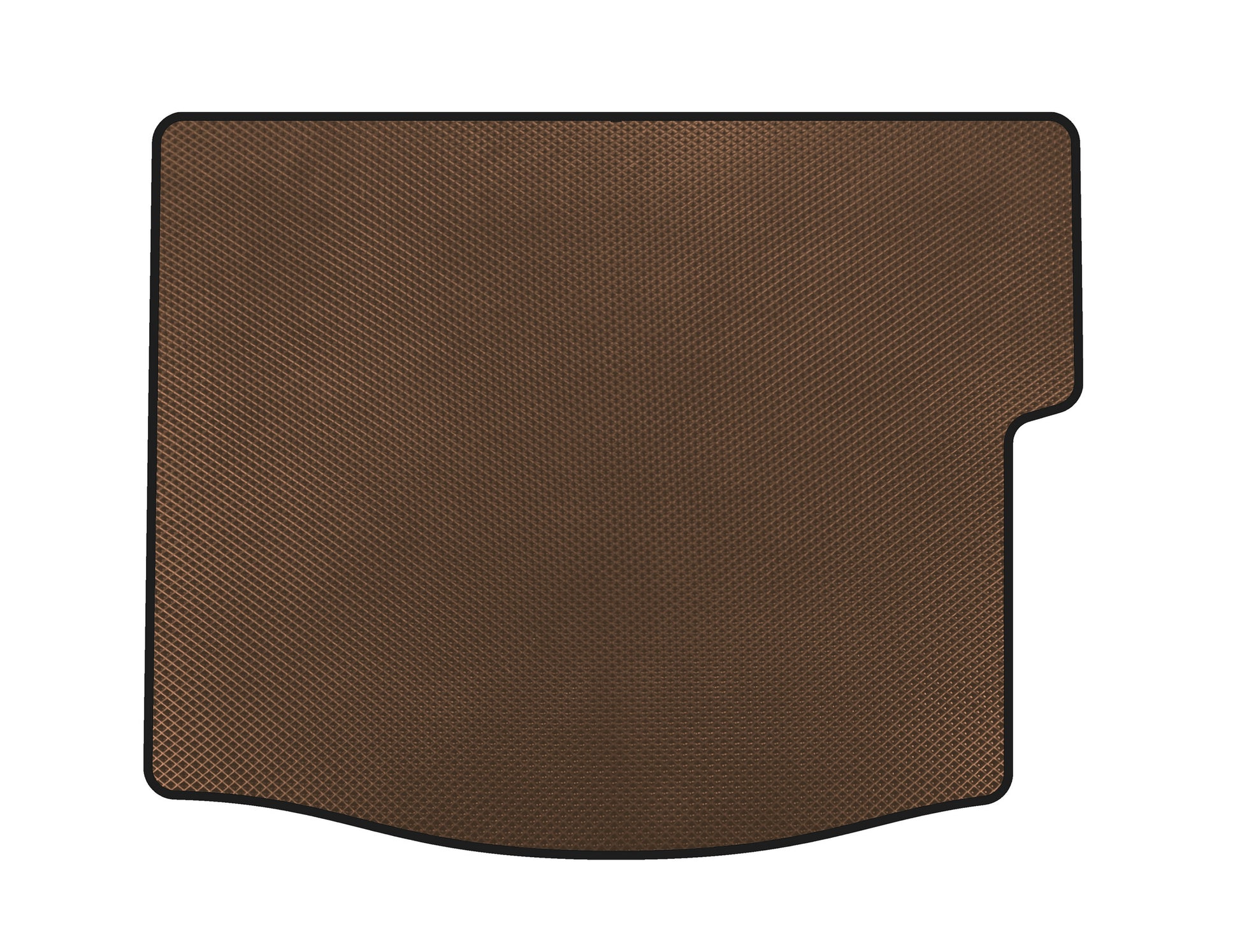 EVA trunk mat (with subwoofer, HB, Brown) for Ford Focus III 2011-2017 - image 1