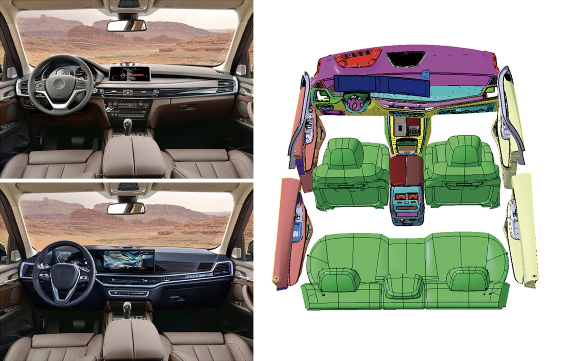 Interior Upgrade Kit 2025 for BMW X5 F15 2013-2018 - image 1
