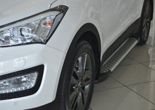 Side Steps Allmond Grey (2 pcs, Aluminum) for Hyundai Santa Fe 3 2012-2018 - image 1