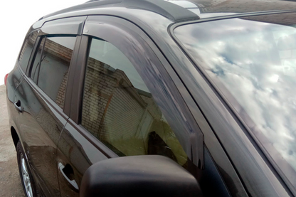 Window Deflectors (4 pcs, HIC) for Hyundai Santa Fe 2 2006-2012 - image 11