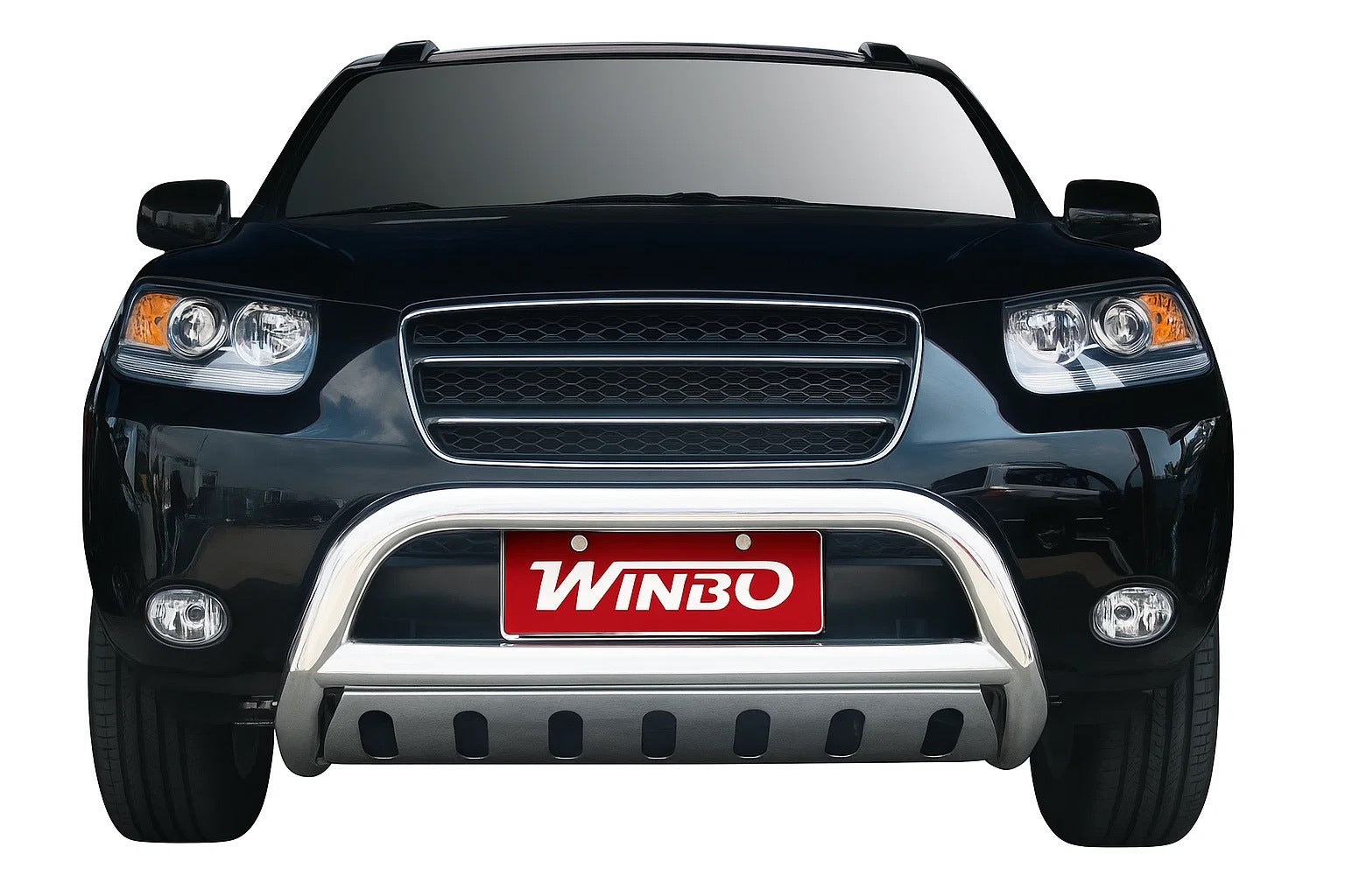Bull Bar Winbo (Stainless Steel) for Hyundai Santa Fe 2 2006-2012 - image 1