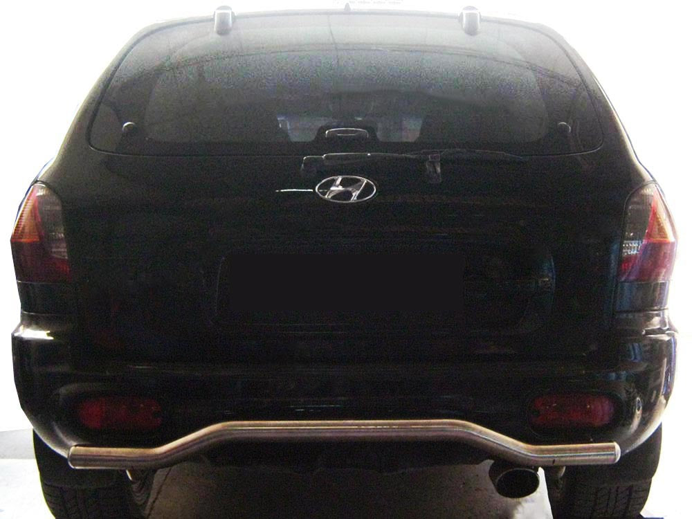 Rear Bar AK004 (Stainless Steel) for Hyundai Santa Fe 1 2000-2006 - image 1
