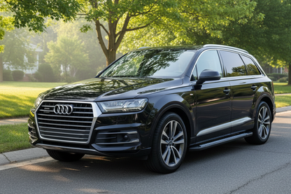 Side Steps New Vision Black (2 pcs, Aluminum) for Audi Q7 2015- - image 1