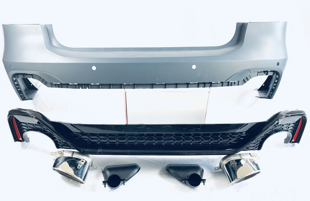 Rear bumper assembly RS-Style for Audi A7 2018- - image 1