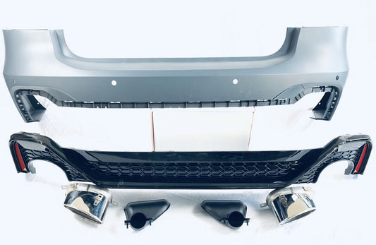 Rear bumper assembly RS-Style for Audi A7 2018- - image 1