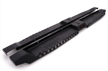 Side sills Dakar V2 without LED (2015-2019, 2 pcs, metal) for Mitsubishi L200 2015-2024 - image 1