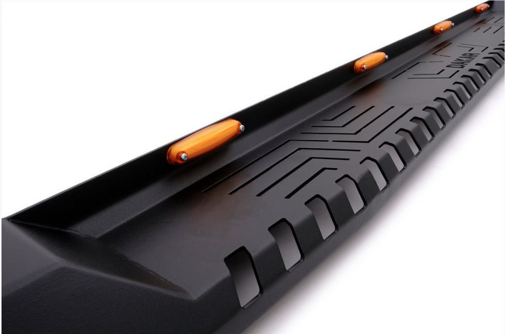 Side Steps Dakar V1 with LED (2019+, 2 pcs, metal) for Mitsubishi L200 2015-2024 - image 3