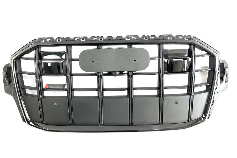 Front Grille RSQ-Style (2020+, Matte Black) for Audi Q7 2015- - image 1