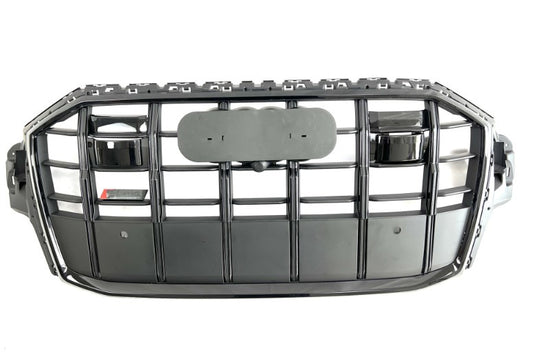 Front Grille RSQ-Style (2020+, Matte Black) for Audi Q7 2015- - image 1