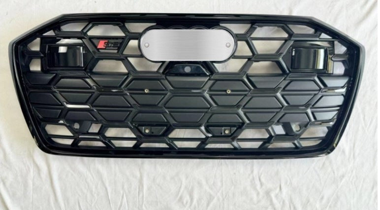 RS-style front grille (2024+, black) for Audi A6 C8 2018- - image 5