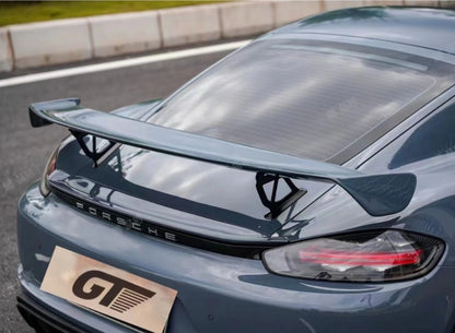 Carbon GT4 Spoiler for Porsche Boxster/Cayman 982 (718) 2016- - image 1
