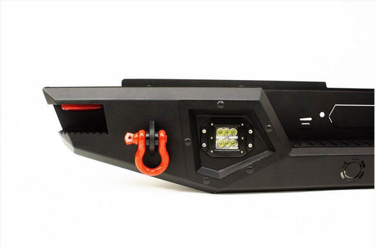 Reinforced rear bumper Dakar V2 for Nissan Navara 2006-2015 - Reelken Auto