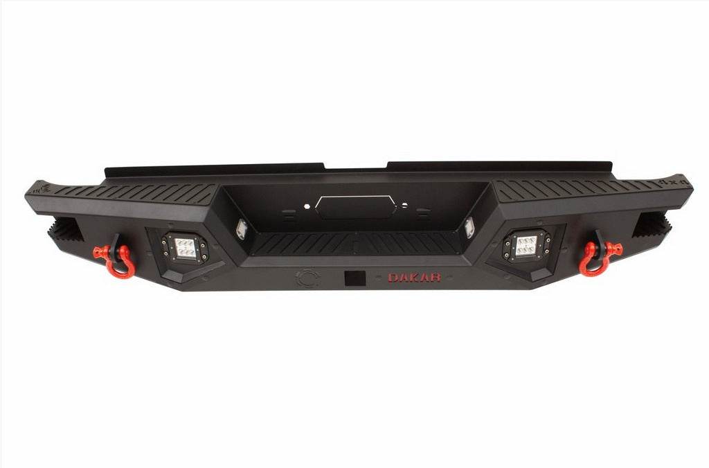 Reinforced rear bumper Dakar V2 for Nissan Navara 2006-2015 - Reelken Auto