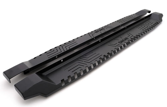 Side sills Dakar V1 without LED (2019+, 2 pcs, metal) for Mitsubishi L200 2015-2024 - image 1