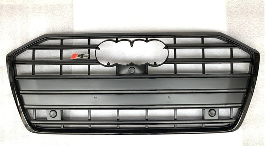 S-style front grille (black) for Audi A6 C8 2018- - image 2