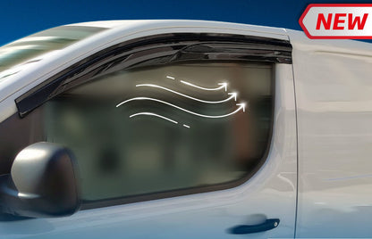 Window Deflectors (2 pcs, Sunplex Sport) for Opel Vivaro 2019- - image 7