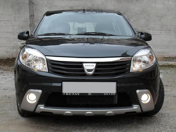 Front bumper covers (3 pcs, primed) for Dacia Sandero 2007-2013 - image 1