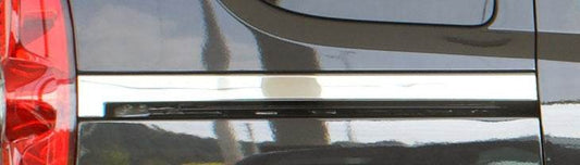 Molding under the sliding door (2 pieces, stainless.) for Opel Combo 2012-2018 - Reelken Auto