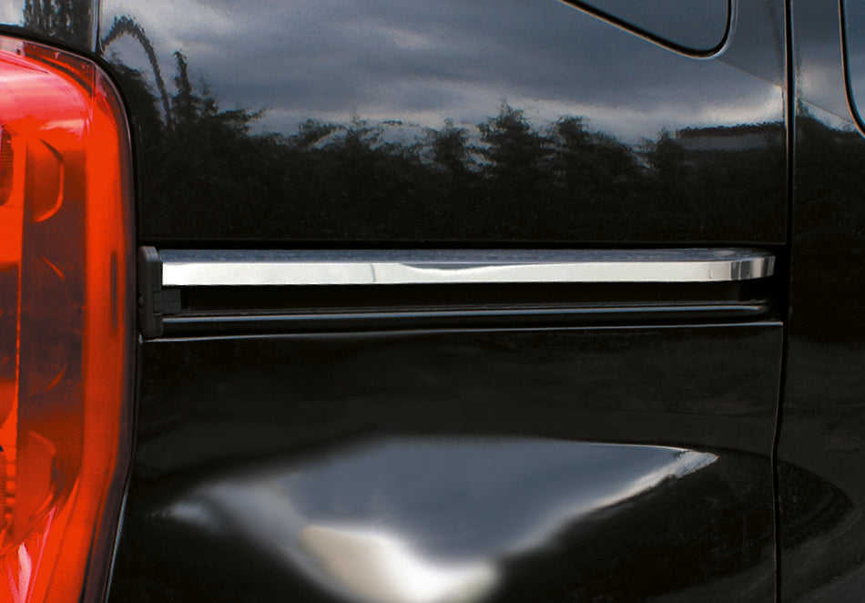 Stainless Steel Door Sill Mouldings (2 pcs) for Peugeot Bipper 2008-2017 - image 1