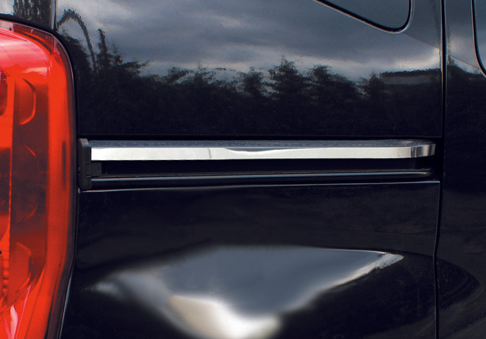 Stainless Steel Door Sill Mouldings (2 pcs) for Citroen Nemo 2007-2017 - image 1