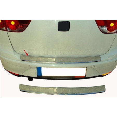 Rear Bumper Protector OmsaLine (XL, Stainless Steel) for Seat Altea 2004-2015 - image 1