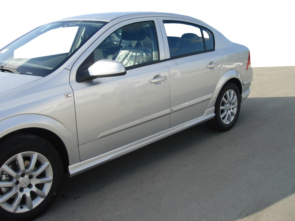 Side Skirts Sedan (primed for painting) for Opel Astra H 2004-2013 - image 1