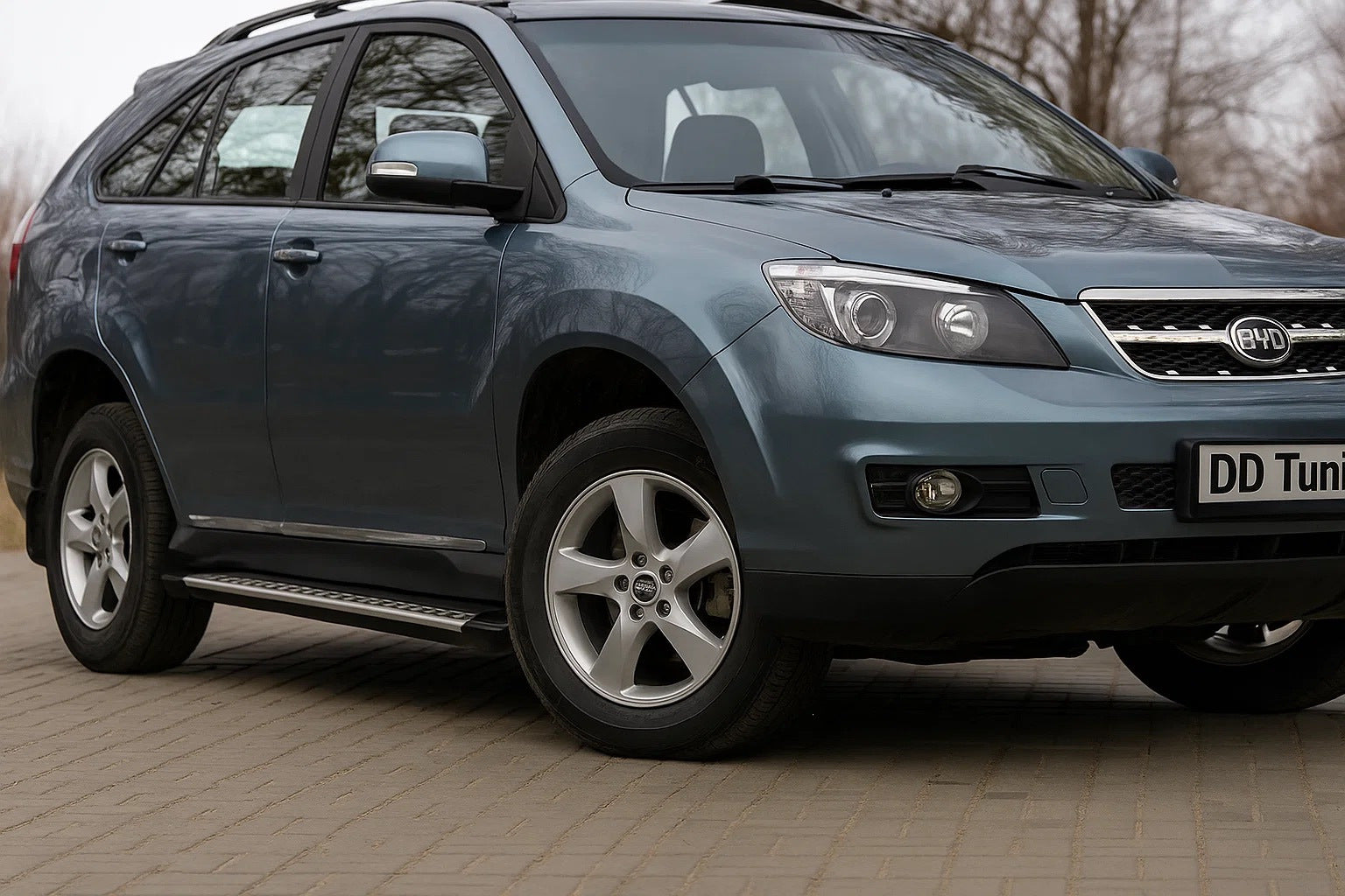 Side Steps OEM V2 (2 pcs, Aluminum) for BYD S6 2010-2016 - image 1