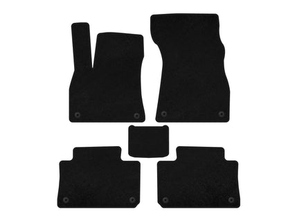 Textile Floor Mats Premium (Black) for Audi e-Tron 2018-2022 - image 1