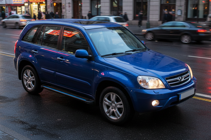 Side Steps Maya Blue (2 pcs, Aluminum) for Chery Tiggo 1 2005-2016 - image 1