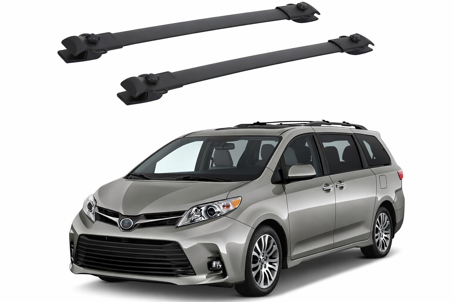 Roof Rack Cross Bars (2 pcs) for Toyota Sienna 2010-2020 - image 1