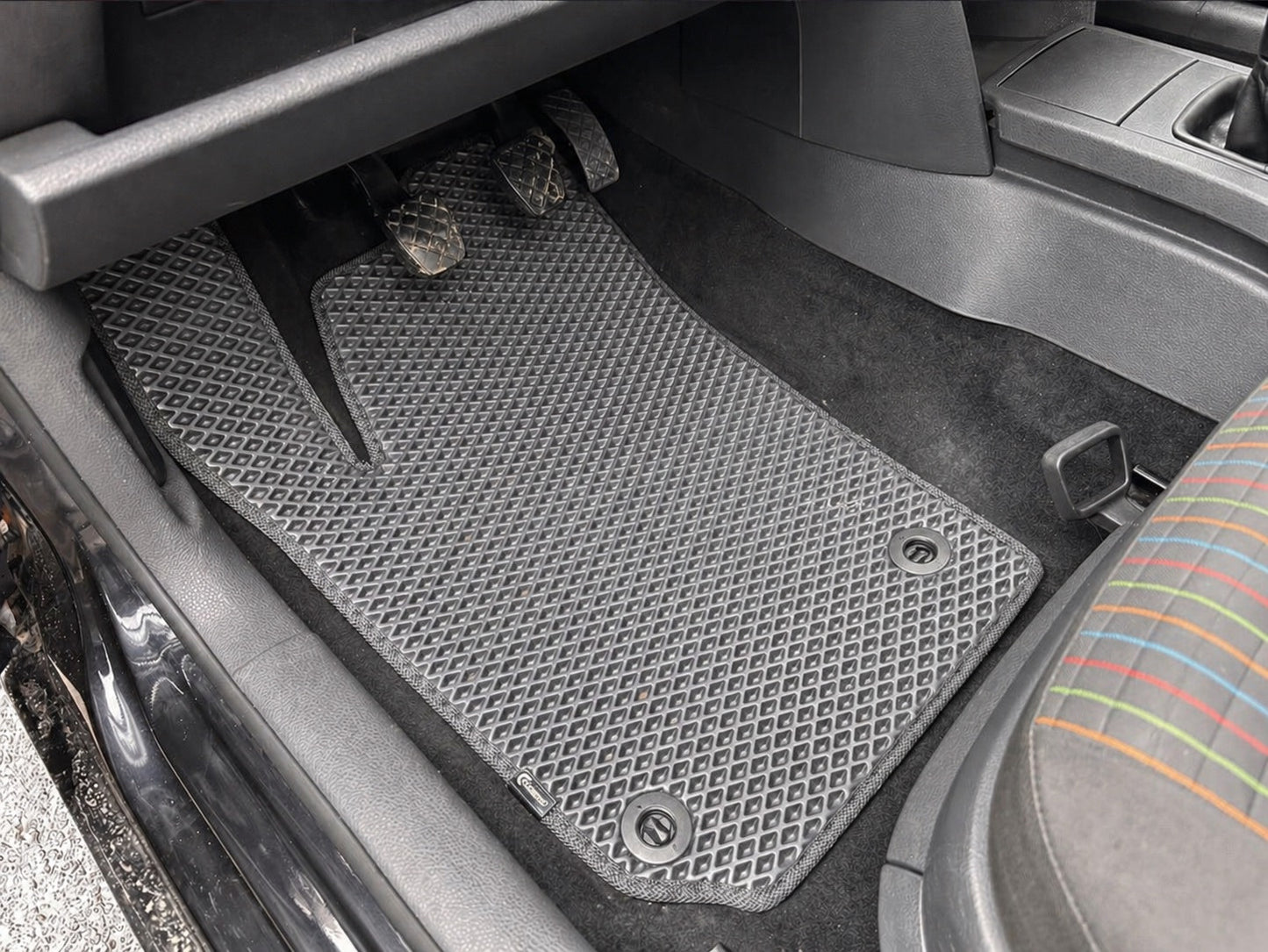EVA Floor Mats (HB, 3/5-Door, Gray) for Volkswagen Polo 2001-2009 - image 1