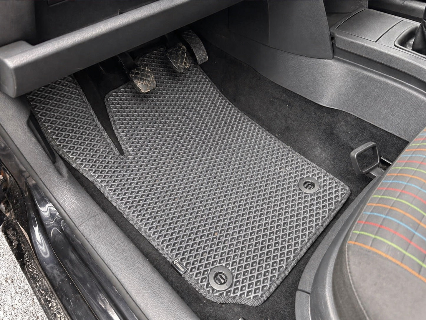 EVA Floor Mats (HB, 3/5-Door, Gray) for Volkswagen Polo 2001-2009 - image 1