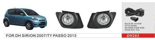 A set of fog lights for Daihatsu Sirion 2005↗ - Reelken Auto