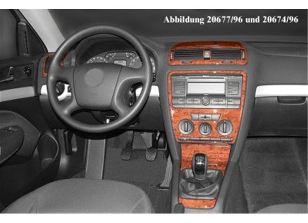 Interior lining for Skoda Octavia II A5 2006-2010 - image 4