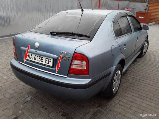 Trunk lip (stainless) for Skoda Octavia I Tour A4 1996-2010 - Reelken Auto