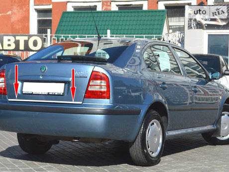 Trunk lip (stainless) for Skoda Octavia I Tour A4 1996-2010 - Reelken Auto