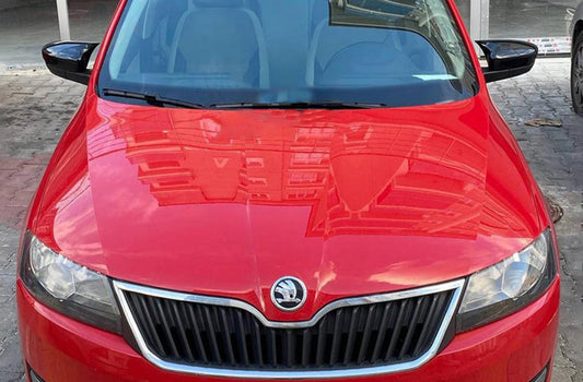 Covers for mirrors BMW-Style (With rotation, 2 pcs.)  for Skoda Rapid 2012-2019 - image 2