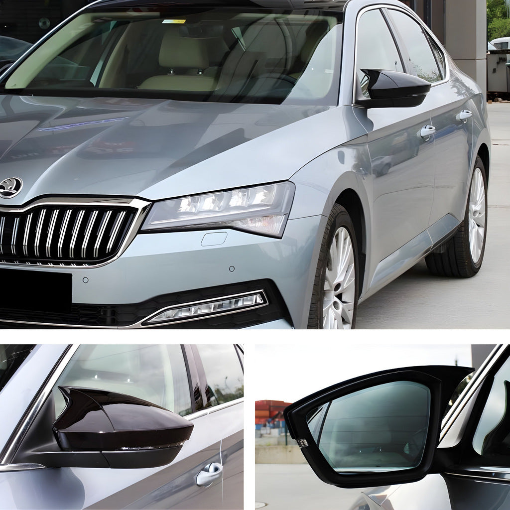 Covers for mirrors BMW-Style (2 pcs)  for Skoda Superb 2015-2024 - image 2